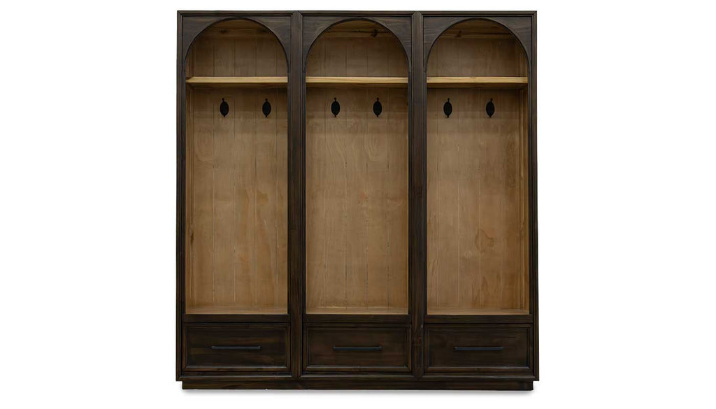 Brooks Mahogany Triple Hall Tree