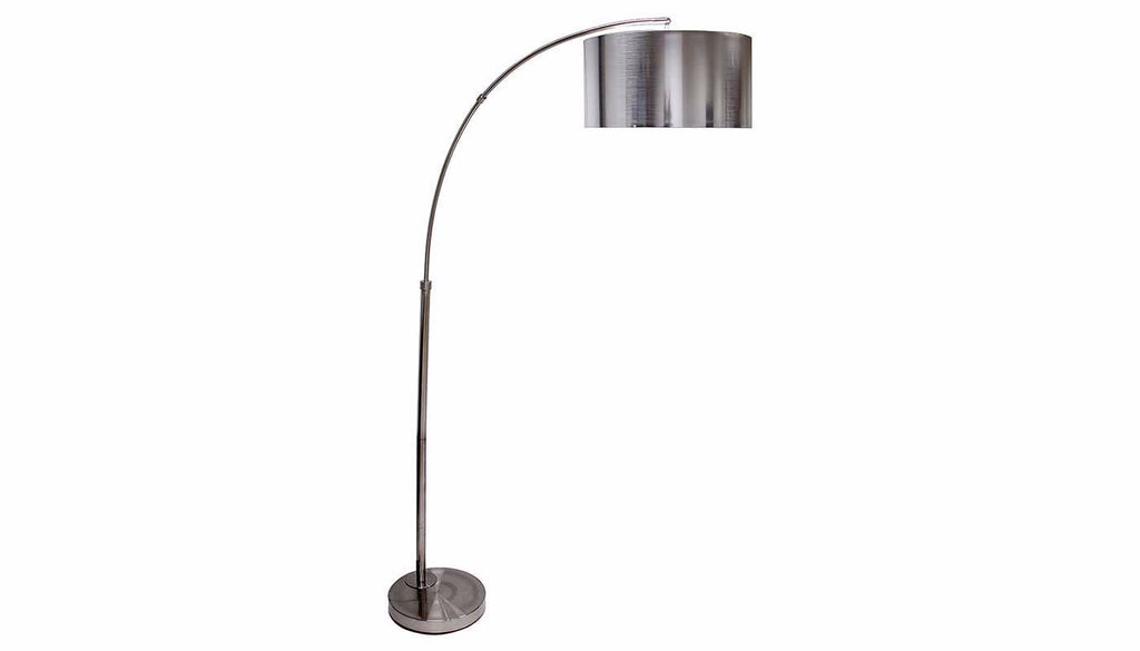 Brushed Steel Floor Lamp